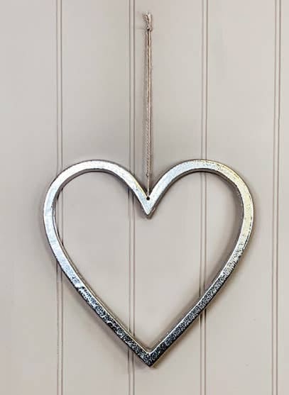 Aluminium Hanging Heart | 30cm