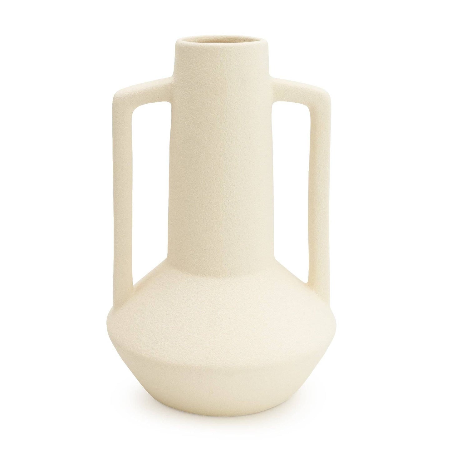 25cm Vase with Handles | Cream