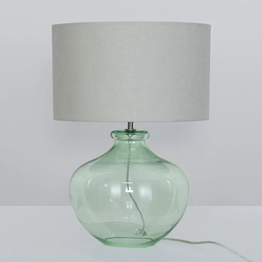 Hannah Glass Table Lamp - Natural