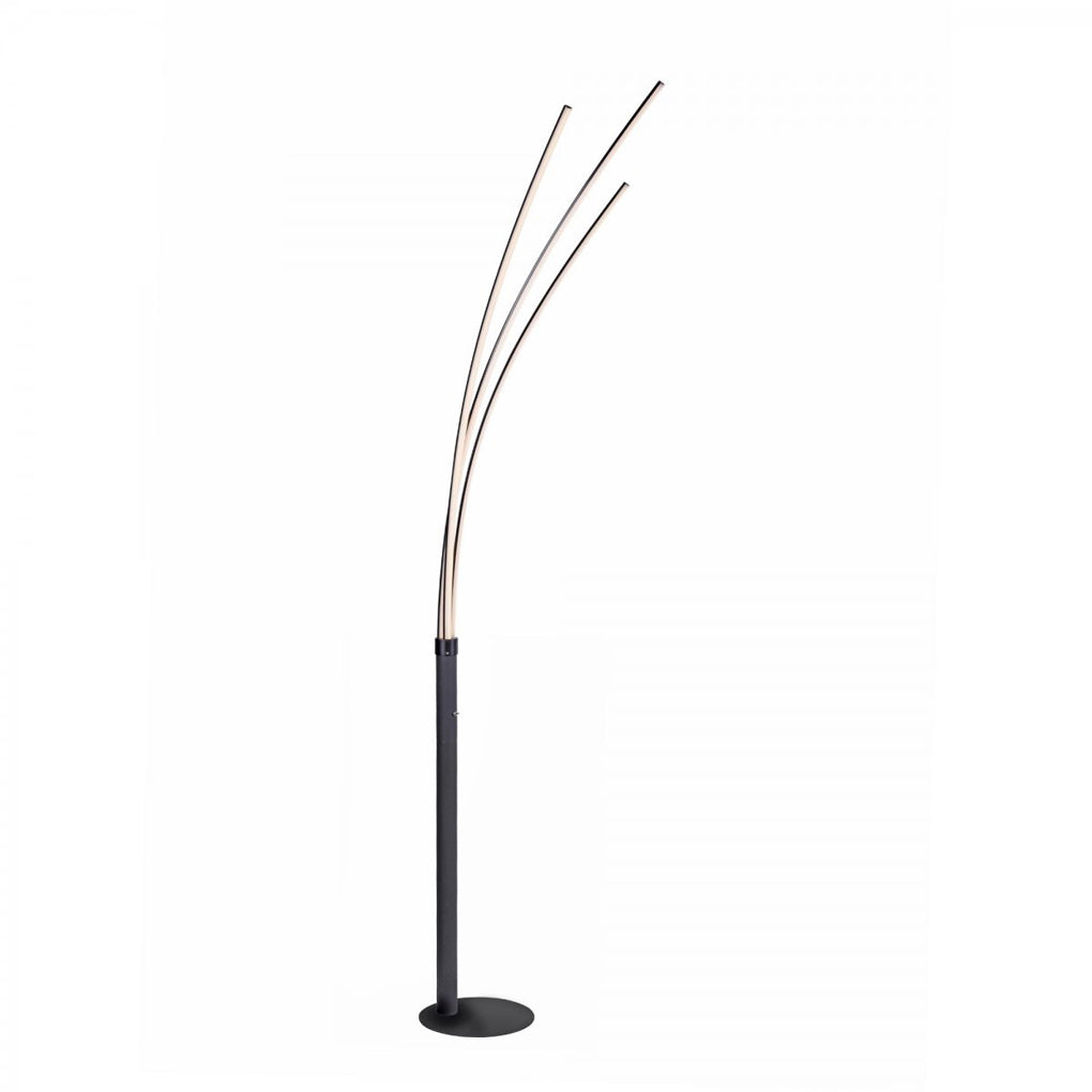 Vela Black LED Floor Lamp
