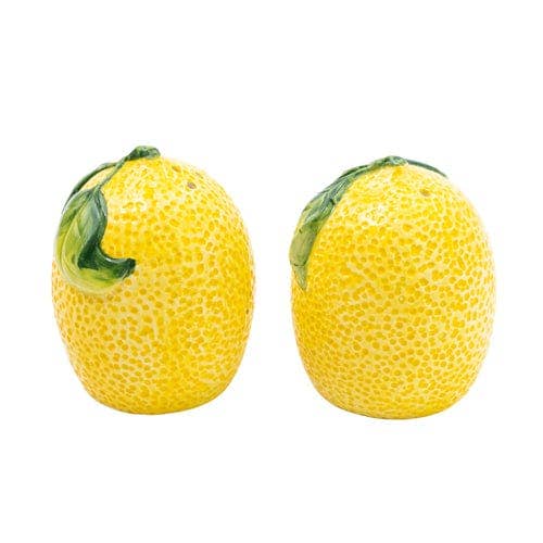 Salt and Pepper Pots Mediterranean Lemon | Gift Boxed