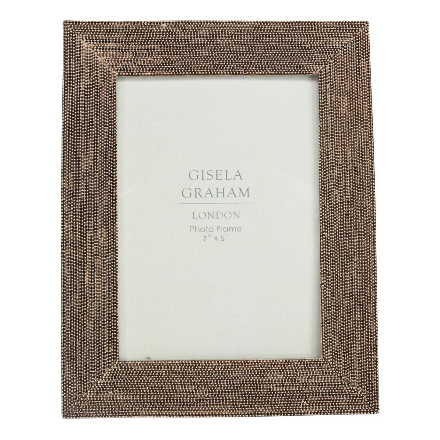 Resin Photo Frame (5x7) - Bronze Beaded