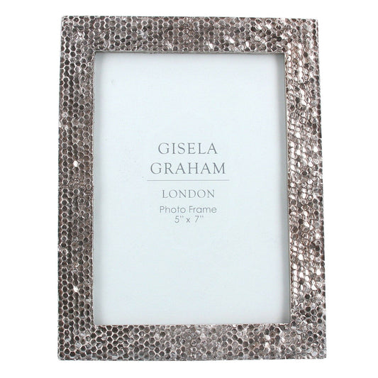 Resin Photo Frame (5x7) - Silver Chainmail