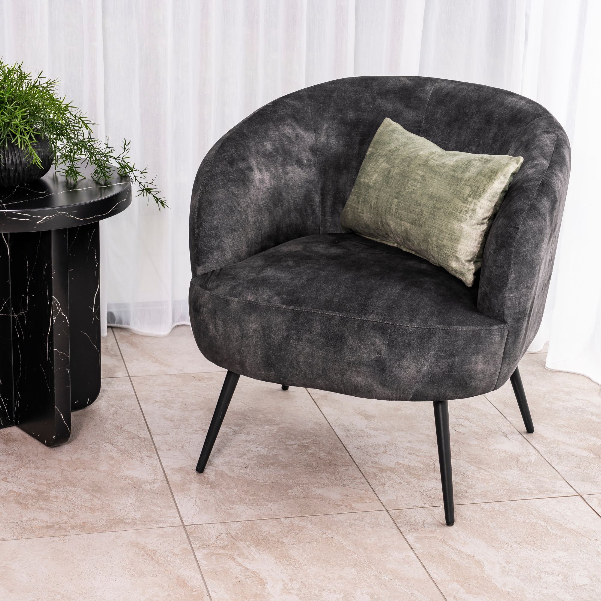 Viper Occasional Chair | Charcoal