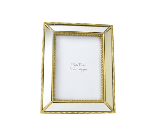 Gold Mirrored Ornate Photo Frame