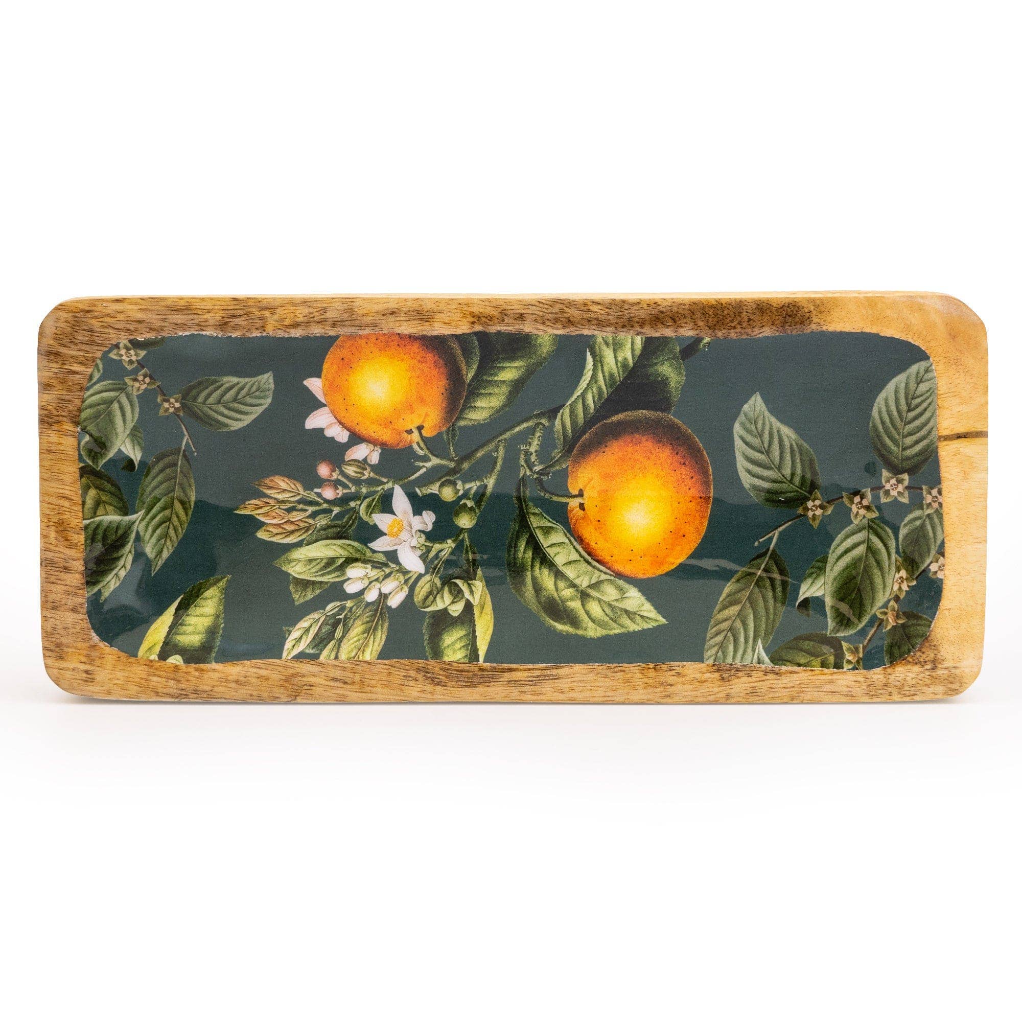 Orange Blossom Mango Wooden Serving Platter | 30.5cm