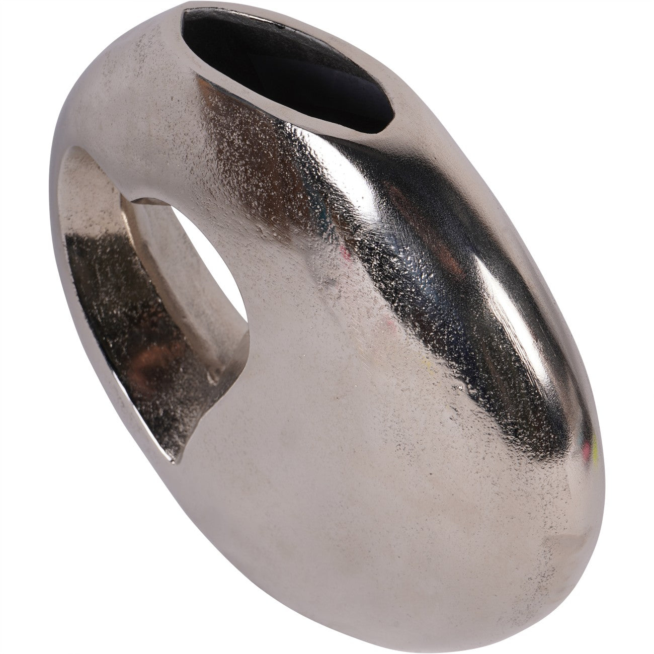 Esme Heart Cast Aluminium Vase