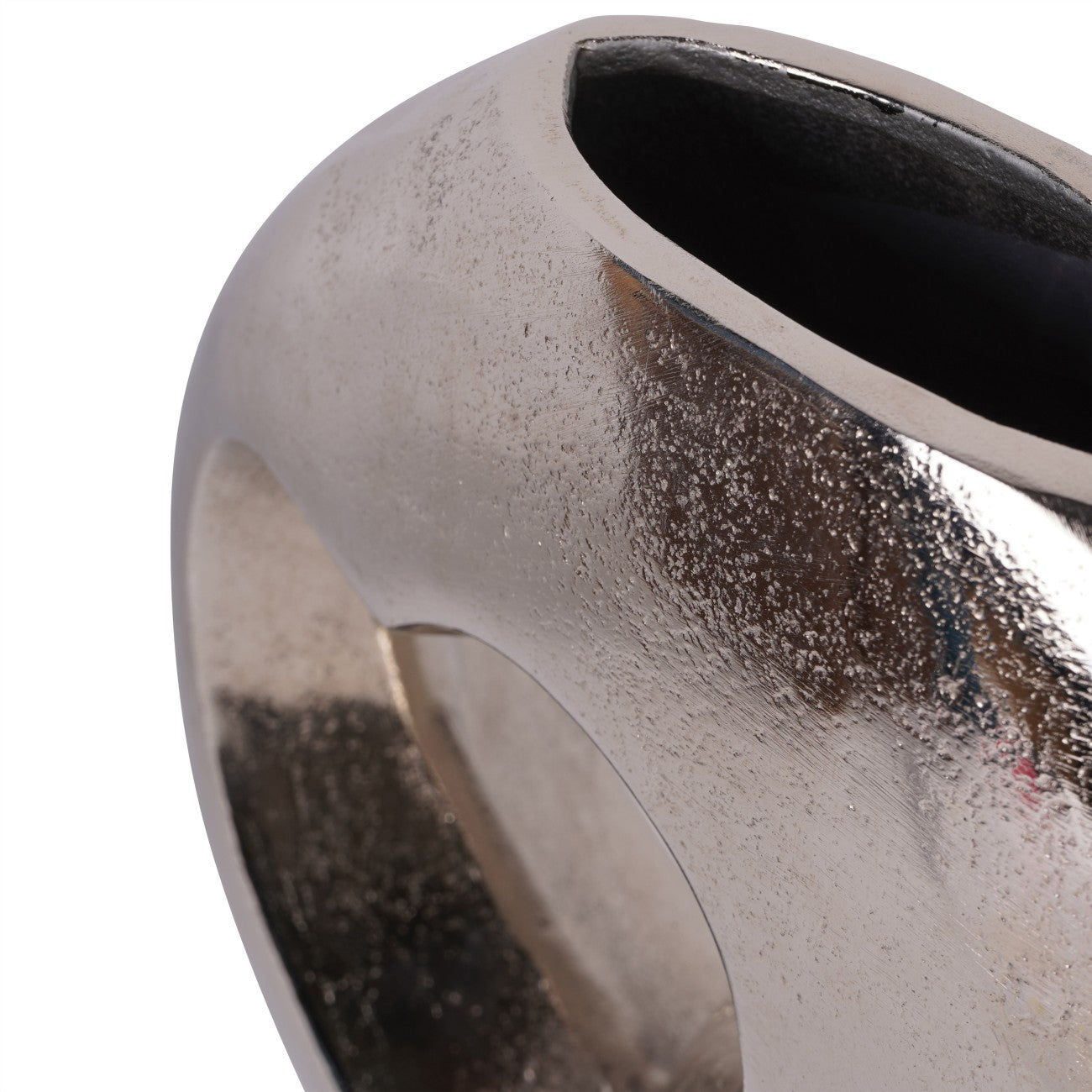 Esme Heart Cast Aluminium Vase