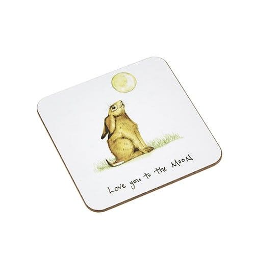 "Love you to the moon" Coaster