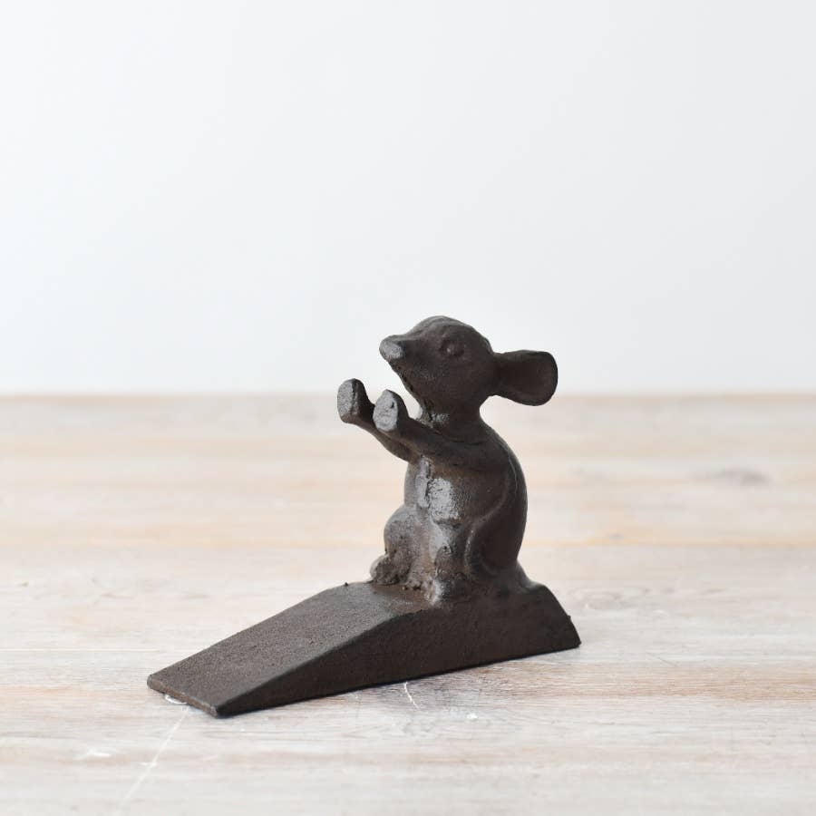 Cast Iron Mouse Door Wedge | 13.5cm