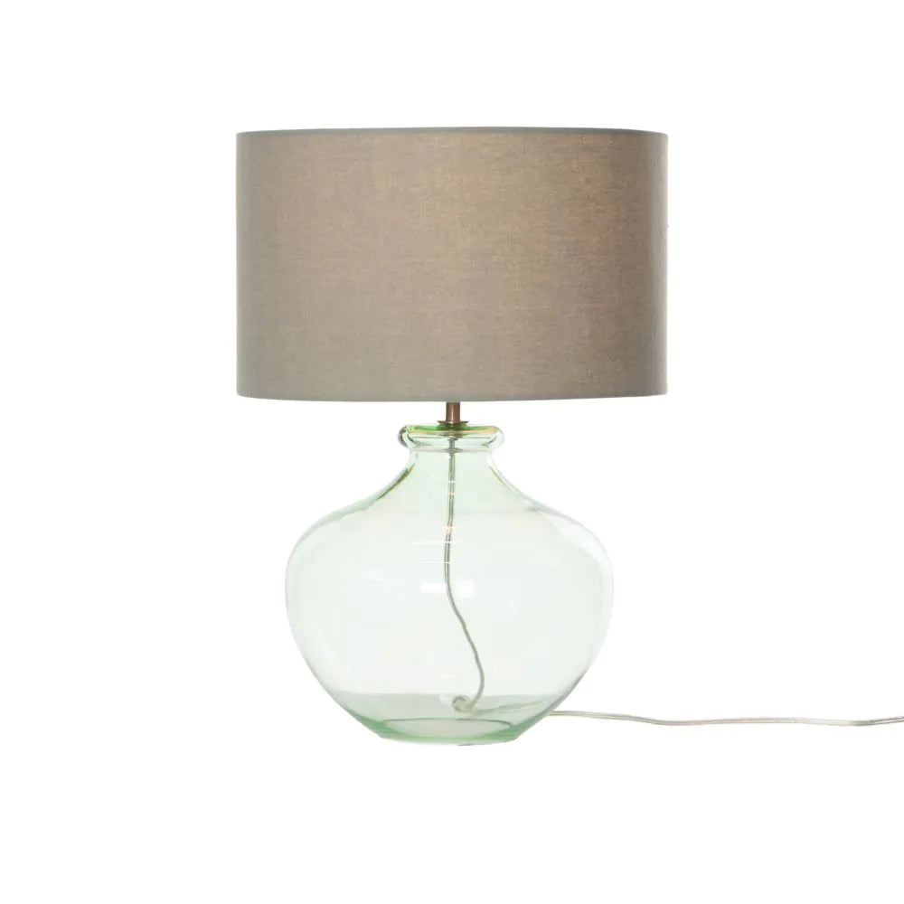 Hannah Glass Table Lamp - Natural