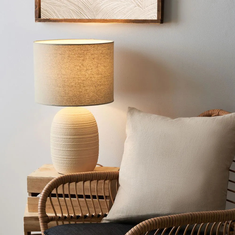 Heath Ceramic Beehive Table Lamp | Cream
